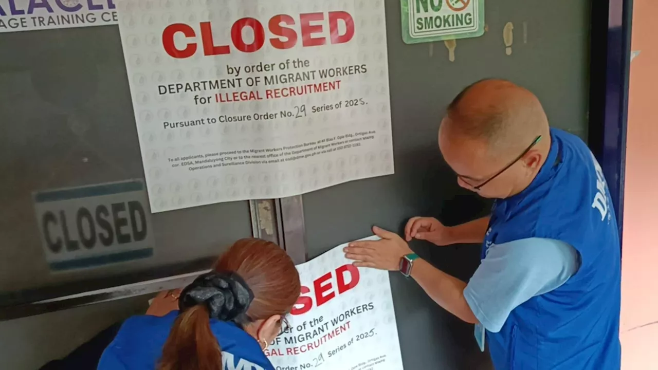 DMW closes 2 learning centers in Cebu for illegal recruitment