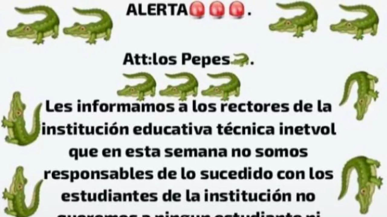La falsa amenaza que hizo un estudiante para evadir exámenes de su colegio en Galapa