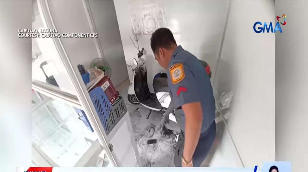 Babae, pinatay sa saksak ng lalaking nanloob sa isang gadget store sa Laguna