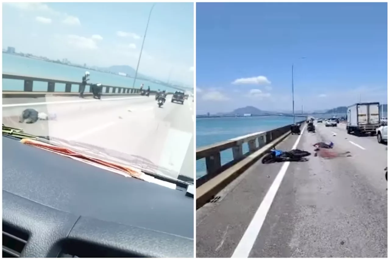 Fatal Motorcycle Accident on Penang Bridge