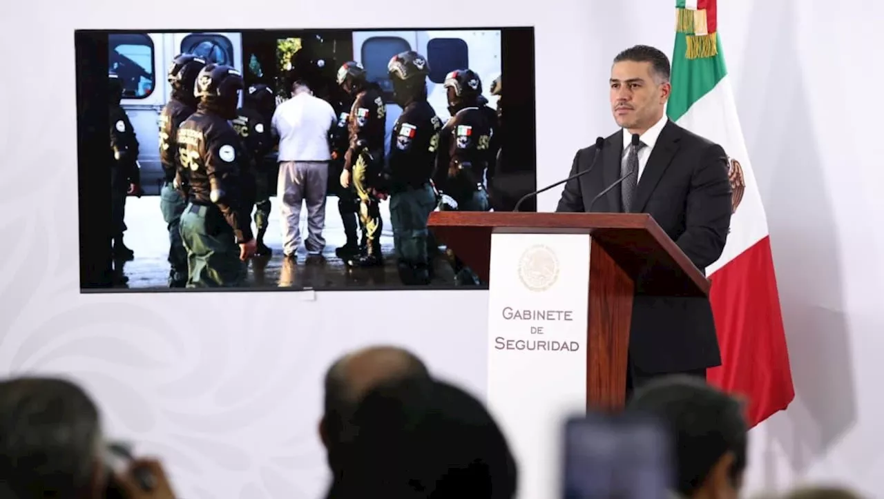 Criminales enviados a EU dirigían actividades ilícitas desde prisión: García Harfuch