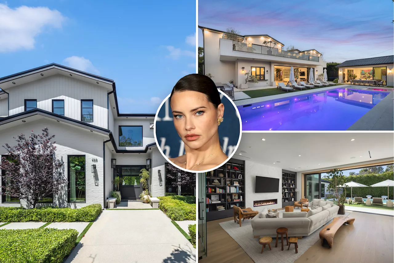Victoria's Secret model Adriana Lima lists $16M home with AI and laser-powered security system