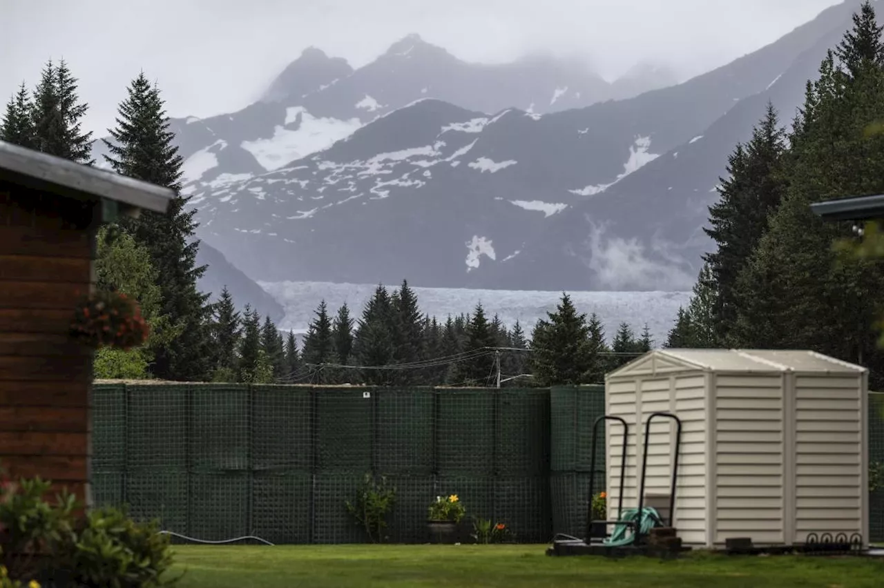 Parts of Juneau brace for flooding from water slipping past Alaska's Mendenhall Glacier