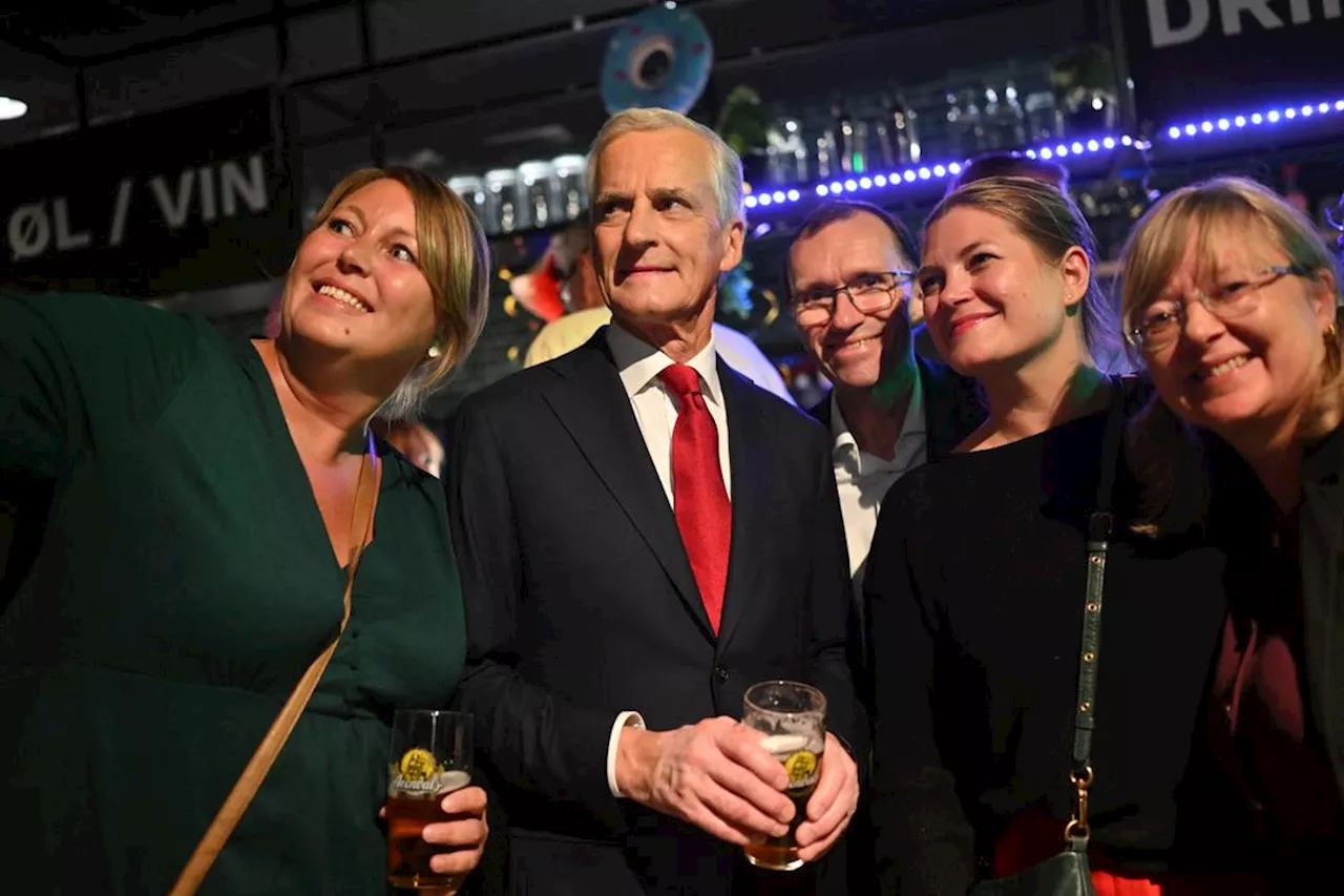 Støre etter debatten: – Godt å feire med en øl