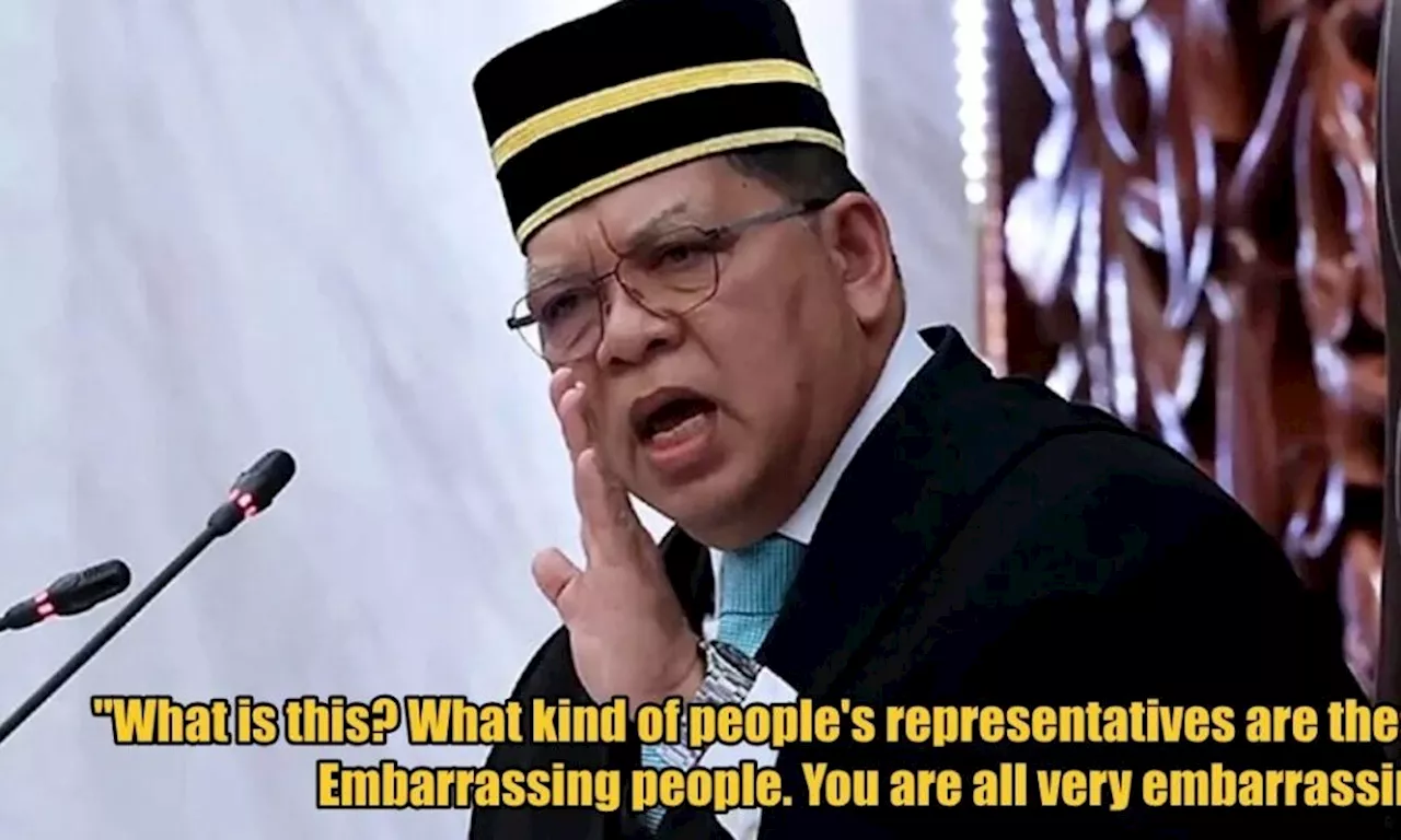 Speaker Slams MPs for Acting Like 'Schoolchildren' as Chaos Breaks Out in Dewan Rakyat