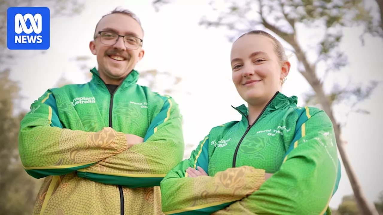 A second chance at life sees siblings represent Australia at World Transplant Games