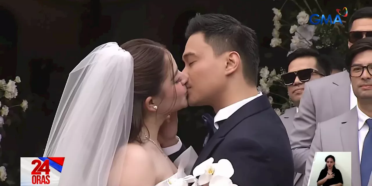 Kapuso stars, execs grace Shaira Diaz and EA Guzman’s wedding