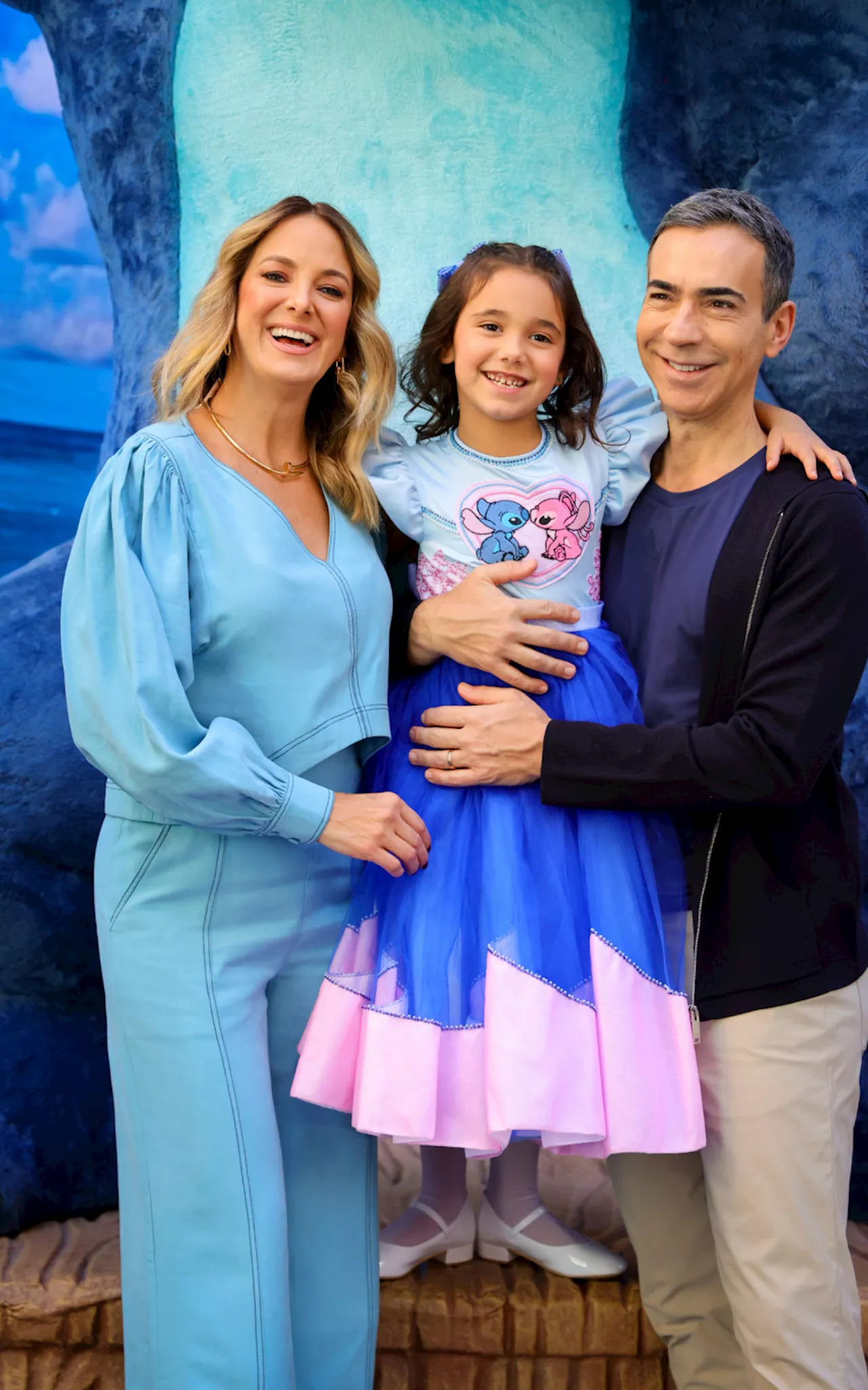 Ticiane Pinheiro e César Tralli comemoram aniversário da filha com festão