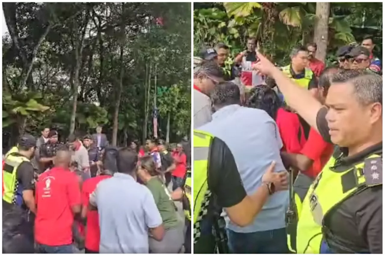 Free speech activists slam ‘excessive force’ by police against plantation workers protesting outside Parliament