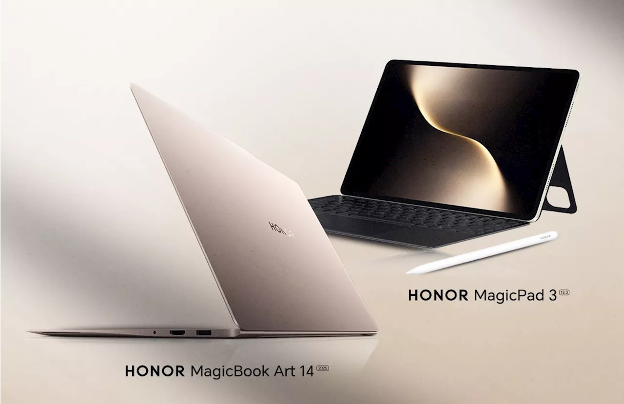 Honor MagicBook Art 14 2025 and MagicPad 3 are launching in Malaysia on 20 August