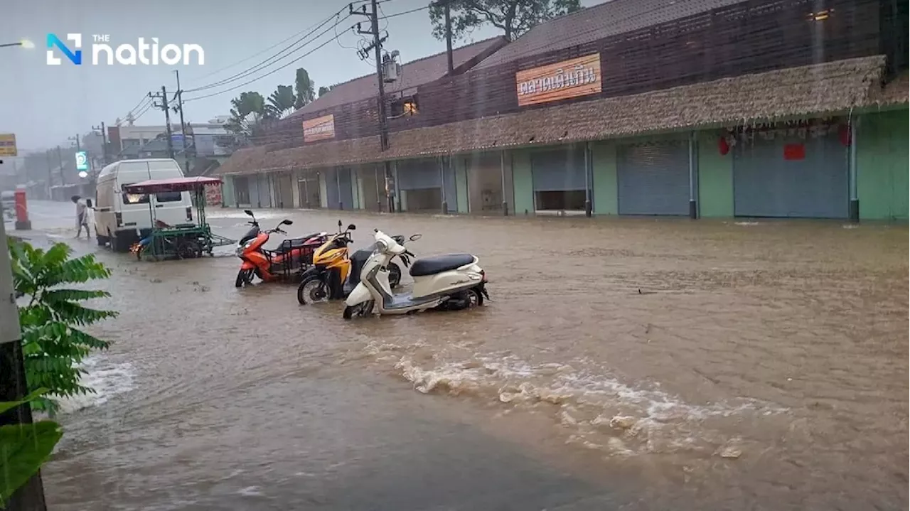 24 Thai provinces on high alert for flooding, landslides, and flash floods from Friday (Aug 15) till Sunday (Aug 17)