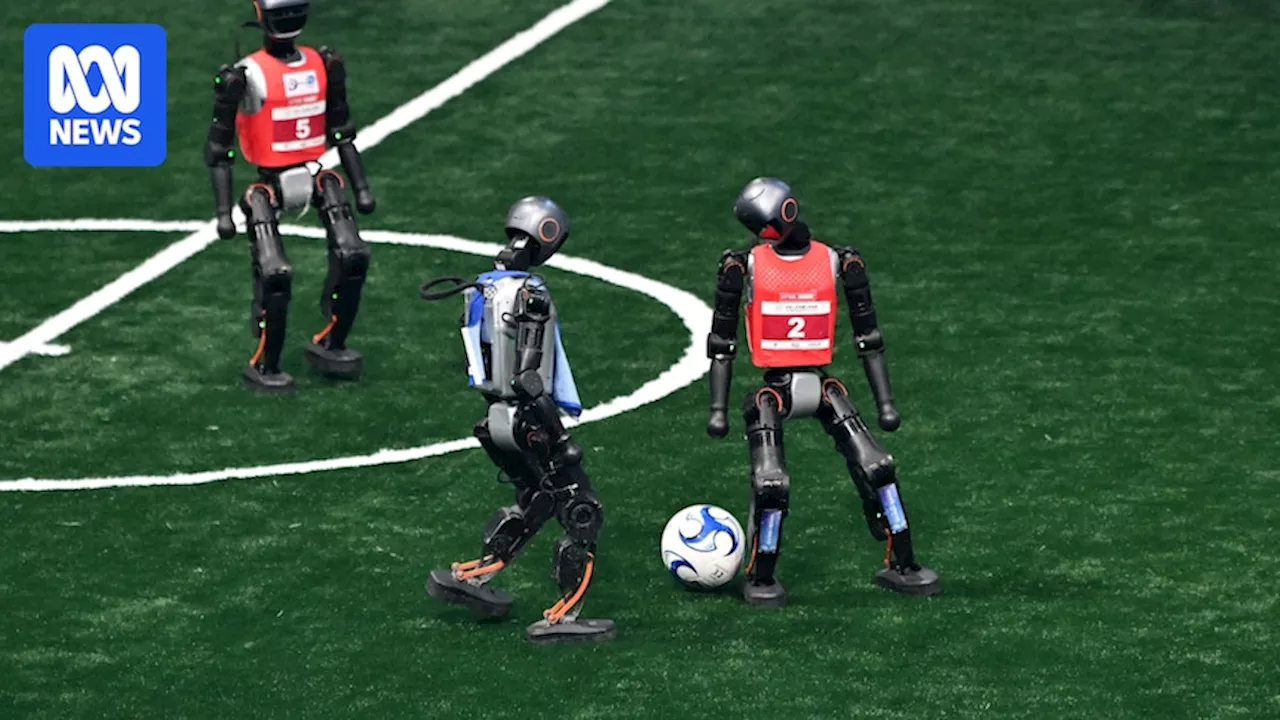 World Humanoid Robot Games commence in China with robots competing in football, track and field events