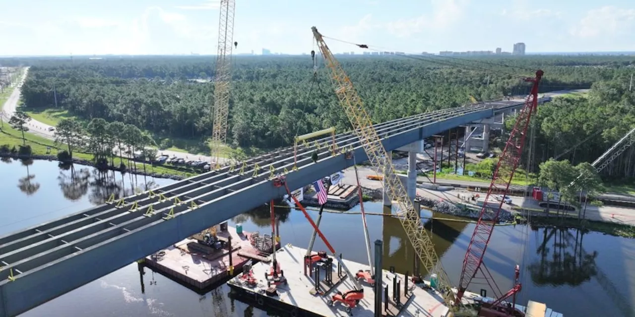 Construction milestone reached for Intracoastal Waterway Bridge in Gulf Shores