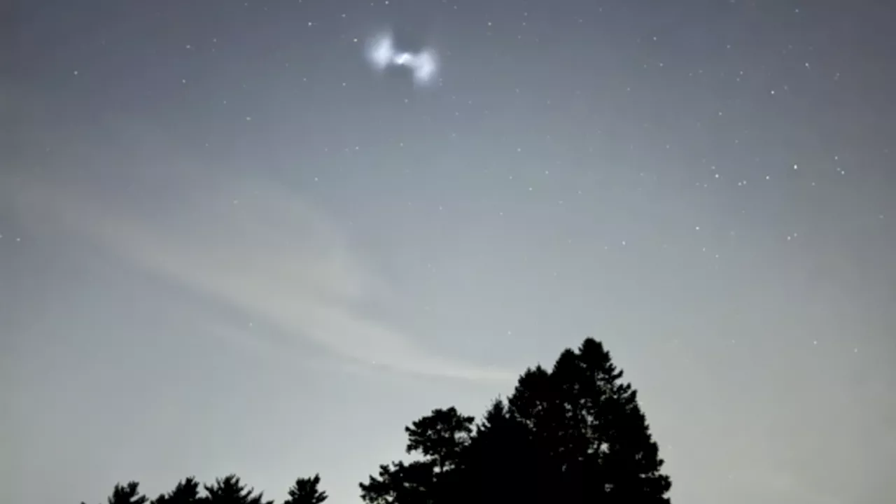 Ghostly 'spiral' photobombs Perseid meteors over several US states — and experts are unsure what caused it