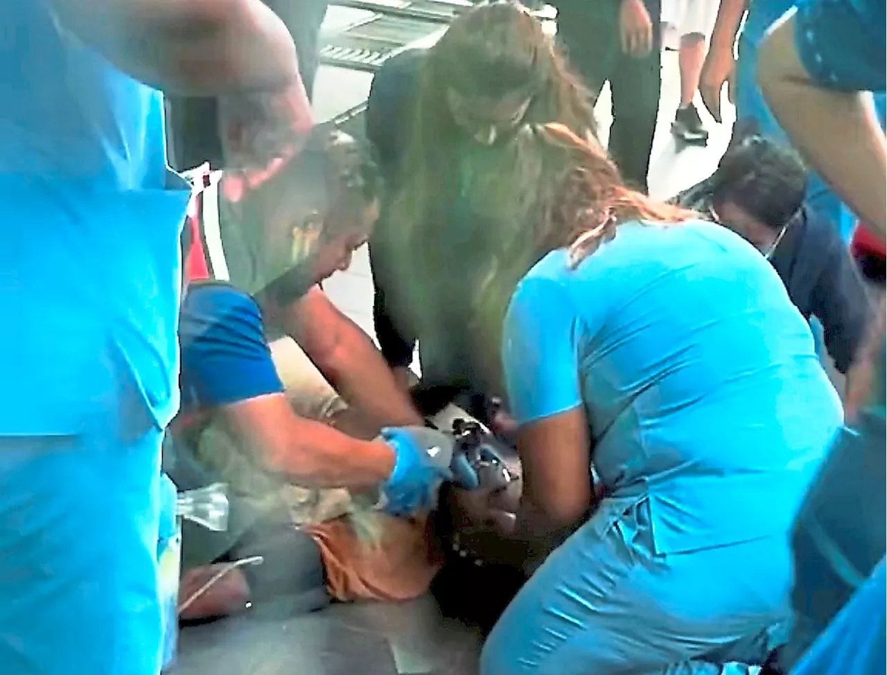 Right time and ready hands save man’s life