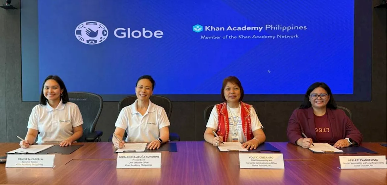 Globe teams up with Khan Academy Philippines, AI for Learning now in GlobeOne App