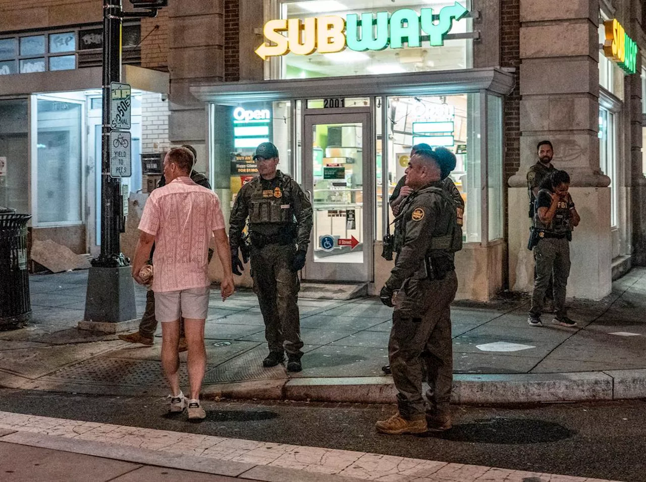 Risikerer fengsel: Kastet sandwich på føderal agent i Washington
