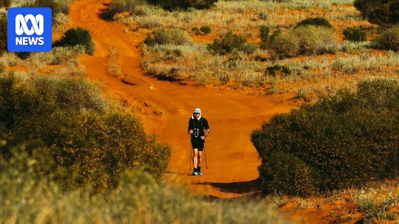 From dune to dune, man runs 380km across Simpson Desert for mental health
