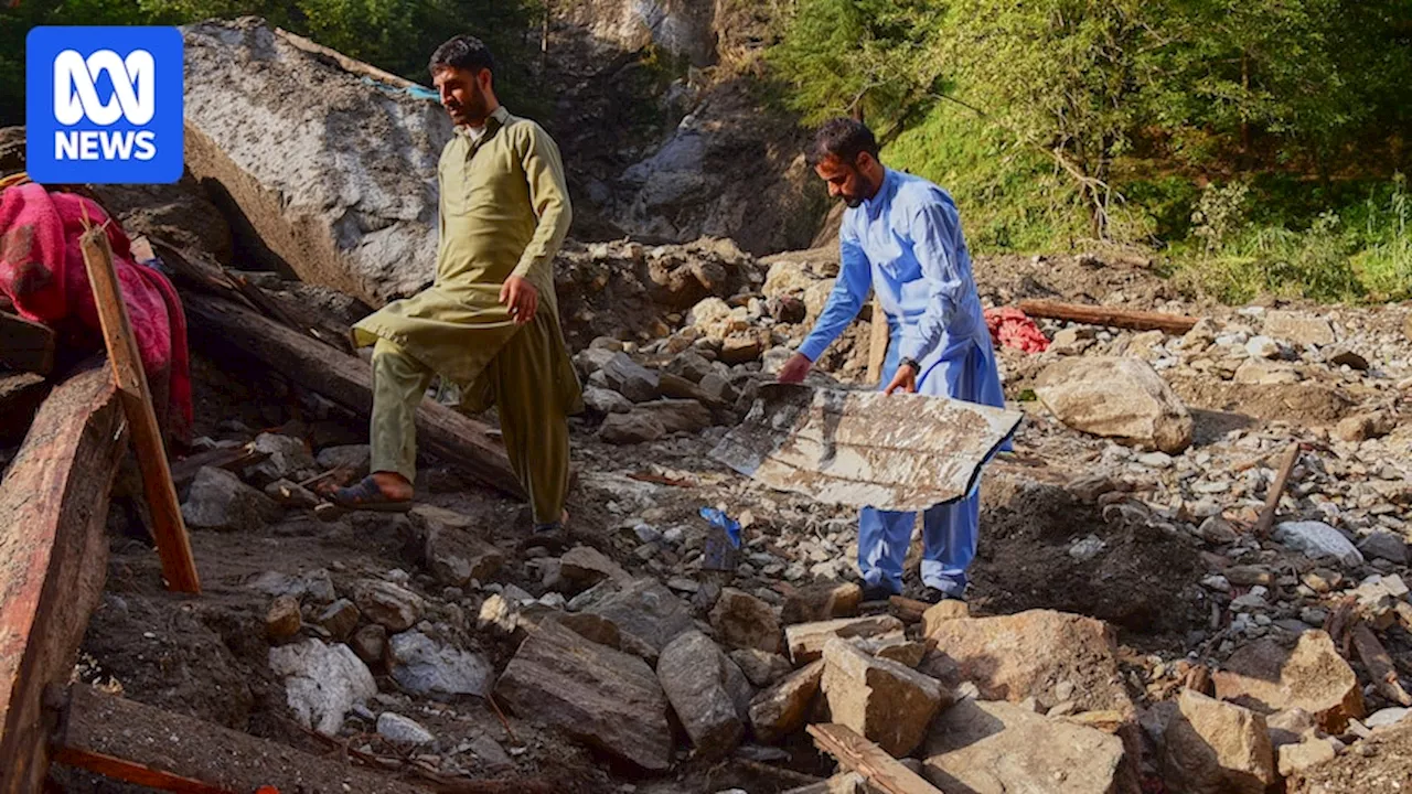 Rescuers recover bodies after monsoon rain kills hundreds in north-west Pakistan