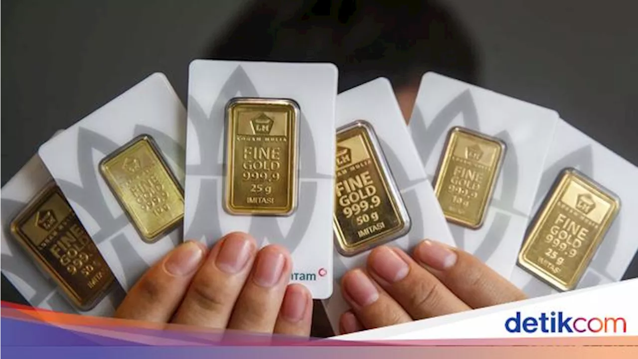 Harga Emas Antam Hari Ini Jatuh! Sudah di Bawah Rp 1,9 Juta/Gram