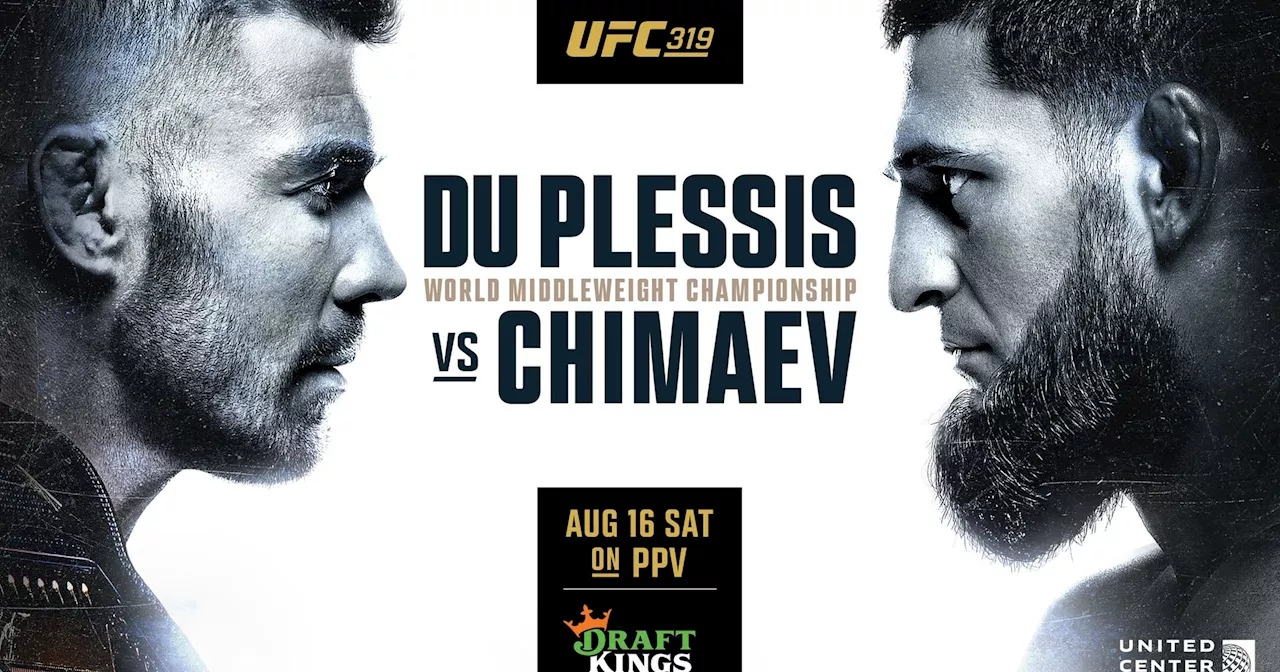 UFC 319: Du Plessis vs Chimaev - Quando e dove vederlo in tv e streaming