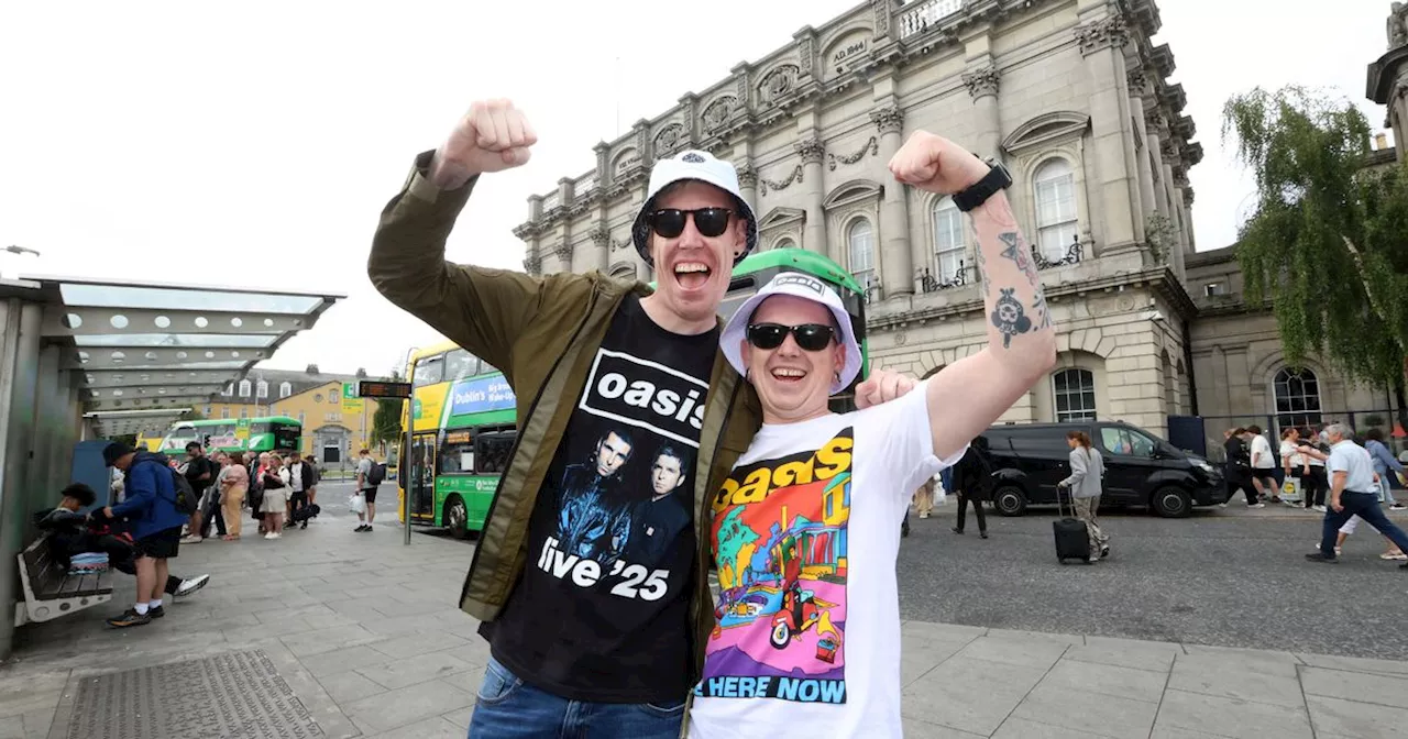 Oasis in Croke Park: First fans arrive at hallowed ground for gig of the decade
