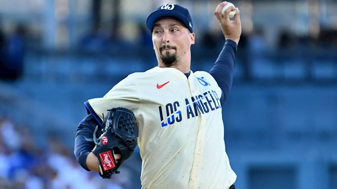 Snell pitches Dodgers past Padres and back into NL West lead