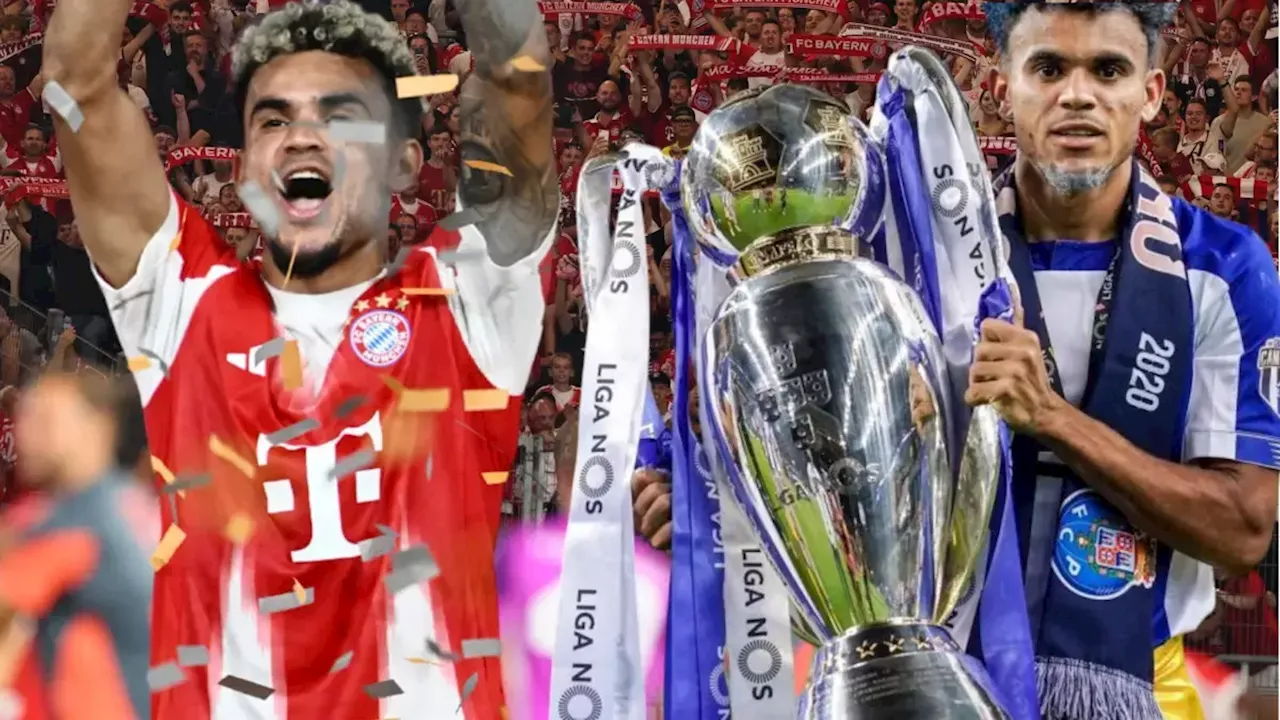Luis Díaz, un coleccionista de títulos en Colombia y Europa: la conquista de la Supercopa de Alemania se sumó a un extenso palmarés, acá el listado