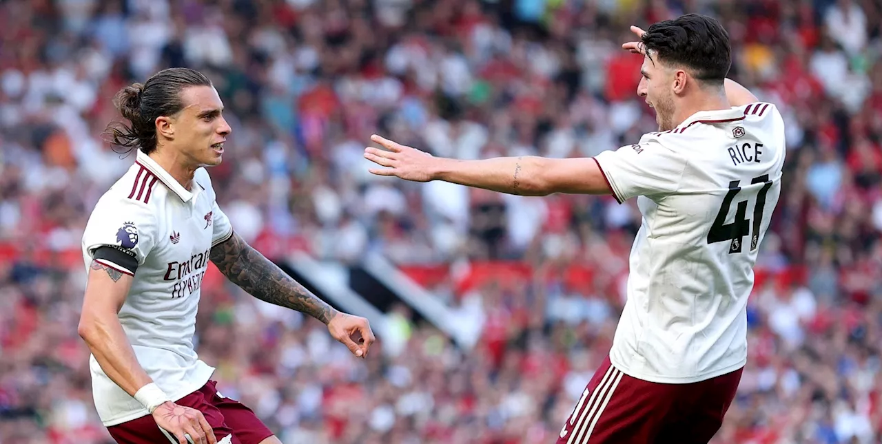 EPL: Calafiori's header hands Arsenal slim victory over dominant Man United