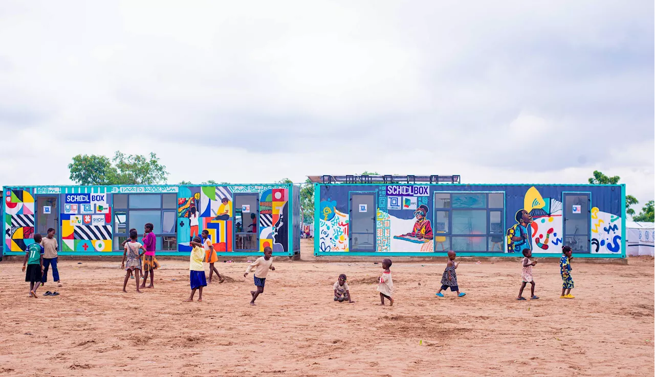 In Benue’s IDP camp, a shipping container is redefining school for children