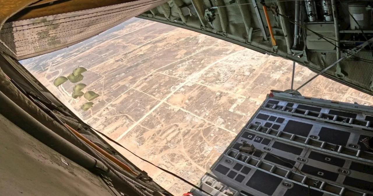 SAF commences airdrop operations in Gaza, thanks Jordan for invitation