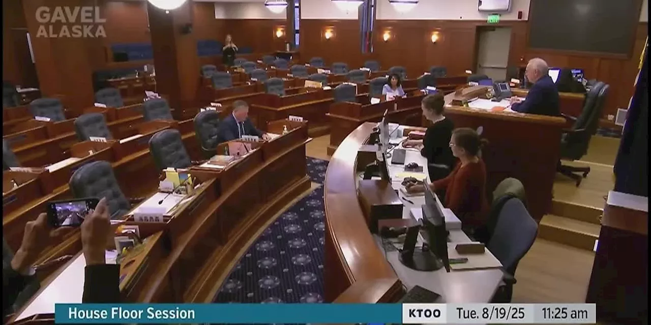 Special session returns for less than 2 minutes, then adjourns until end of month