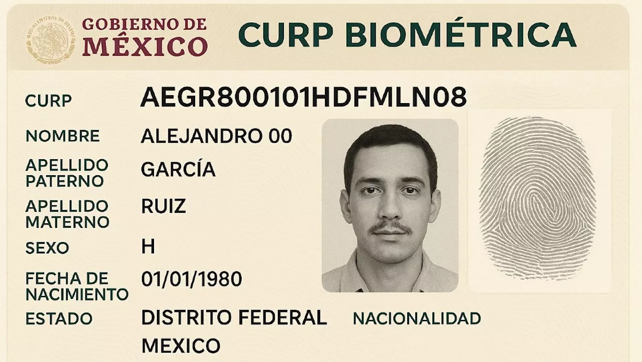 Oficial. CURP biométrica ya se puede tramitar en TODO México; AQUÍ los 140 módulos para pedirla