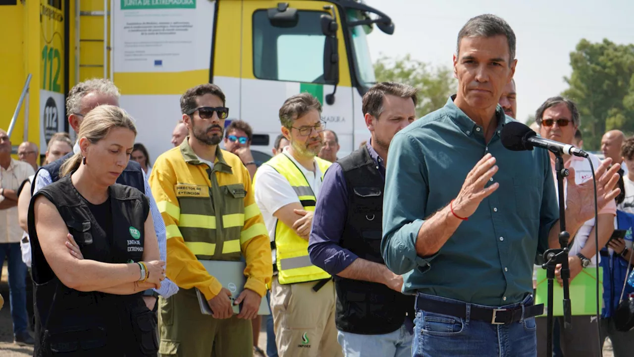 El Gobierno declarará como zona de emergencia los territorios afectados por los incendios