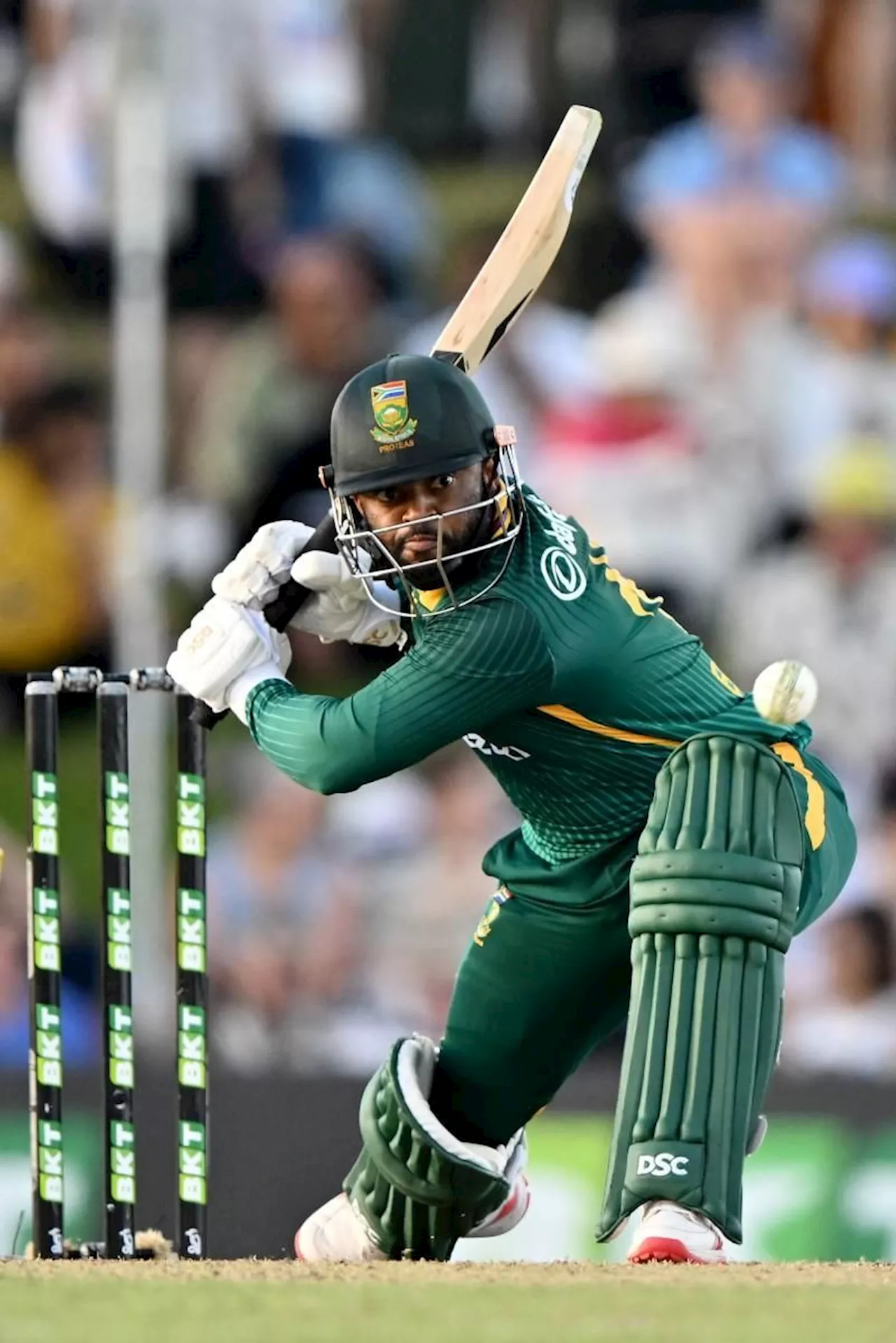 Markram and Bavuma steer Proteas to record total in Cairns at lunch of first ODI
