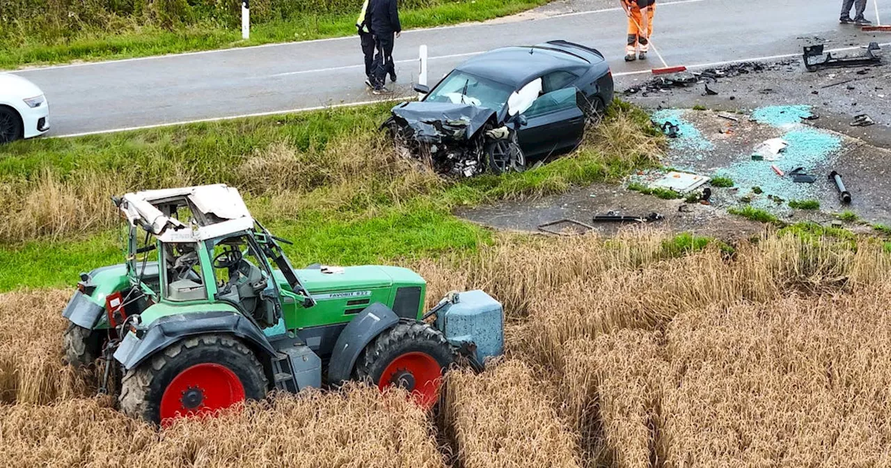 Traktor überschlägt sich – zwei Buben schwer verletzt
