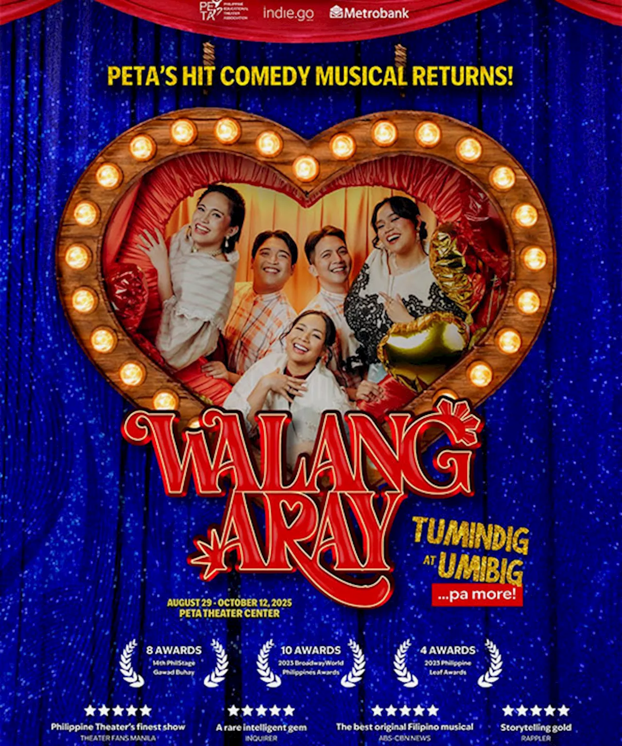 Pinoy musical ‘Walang Aray’ champions representation, inclusivity in third run
