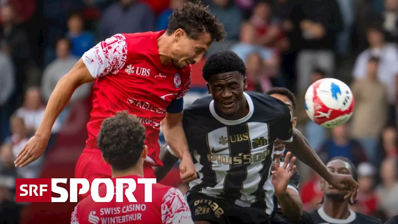 2. Runde in der Super League - YB mit Remis in Winterthur noch gut bedient