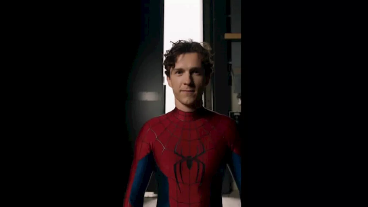 Tom Holland trots out brand new Spidey suit for Spider-Man: Brand New Day