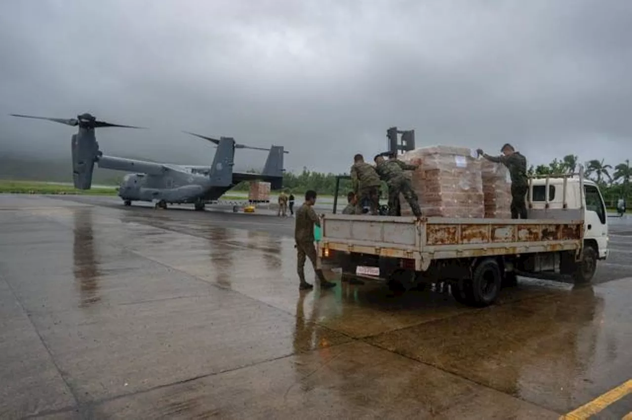 US military supports relief operations in Luzon
