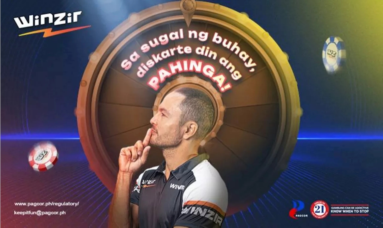 WinZir leads charge on responsible gaming, rolls out ‘Sa Sugal ng Buhay, Diskarte din ang Pahinga’ campaign