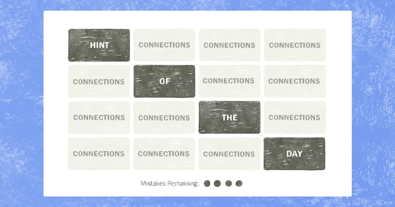 NYT Connections Hints and Answer for August 2, Puzzle #783