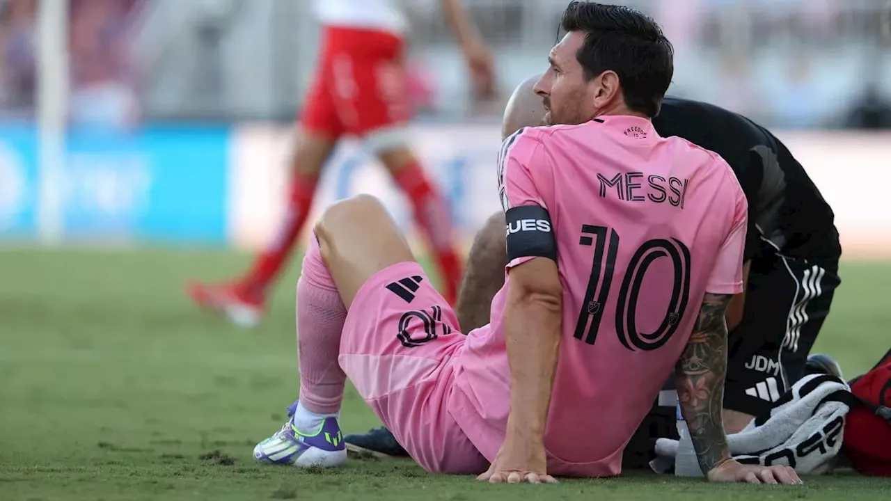 Preocupación por Messi: sintió una molestia y pidió el cambio a los ocho minutos