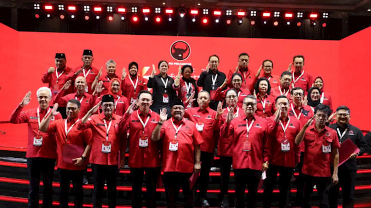 Struktur Lengkap DPP PDIP, Megawati Jadi Ketua Umum Rangkap Sekjen
