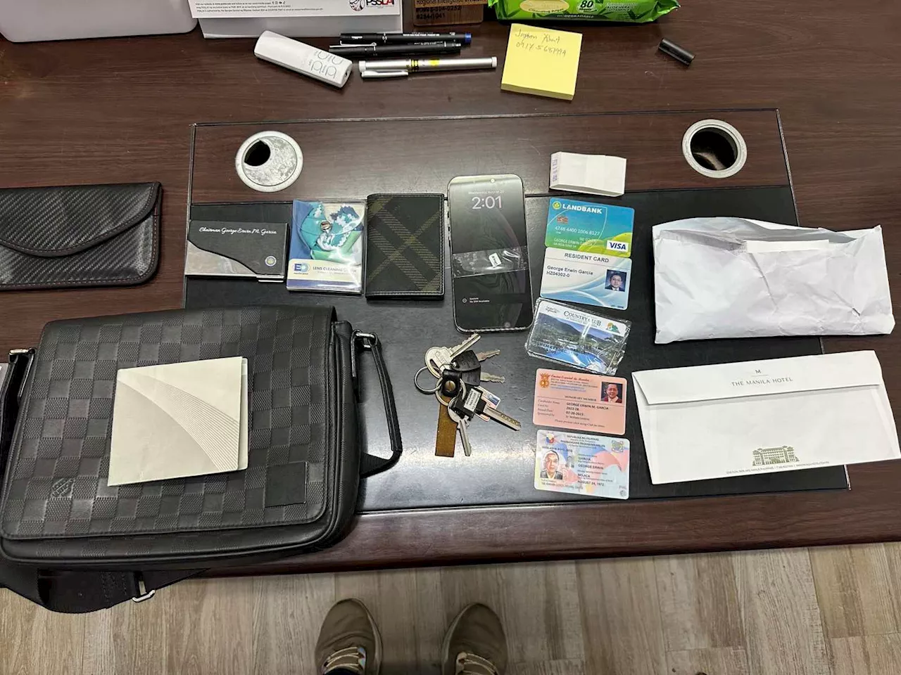 Pasay City cops arrest suspect in theft of Comelec chief’s bag
