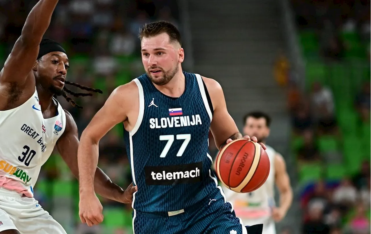 Lakers’ Luka Doncic delivers in Slovenia win after injury scare