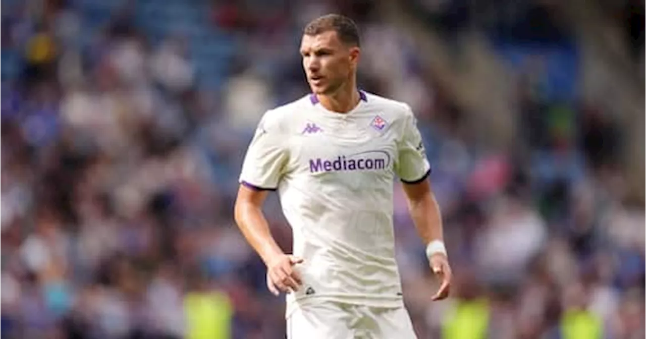 Fiorentina, Dzeko: 'Mi sento bene, testa e piedi quelli di sempre. Il ritiro? Lontano'