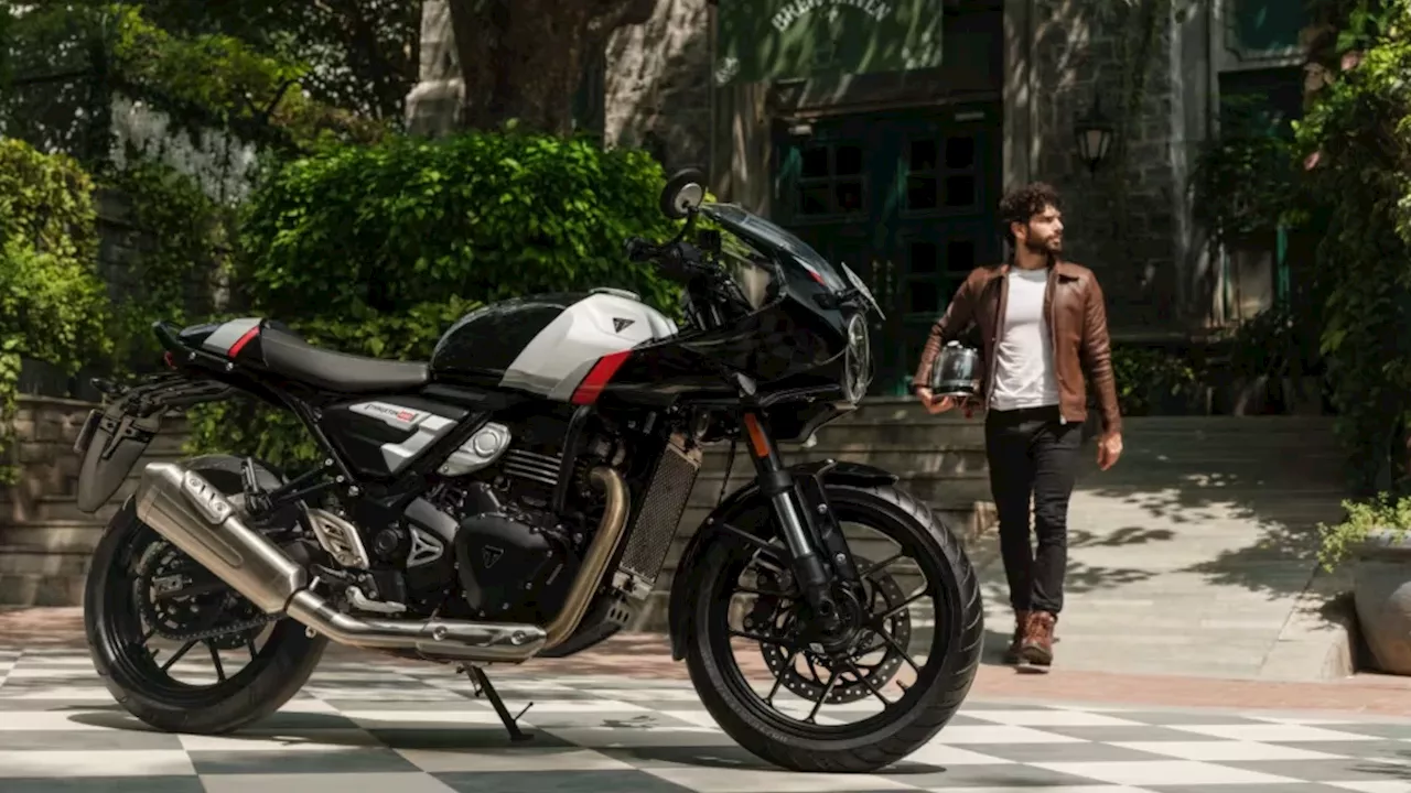 Triumph has unveiled the all-new Thruxton 400
