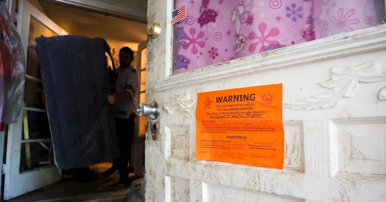 Eviction filings in the Austin area are the highest they have been in five years