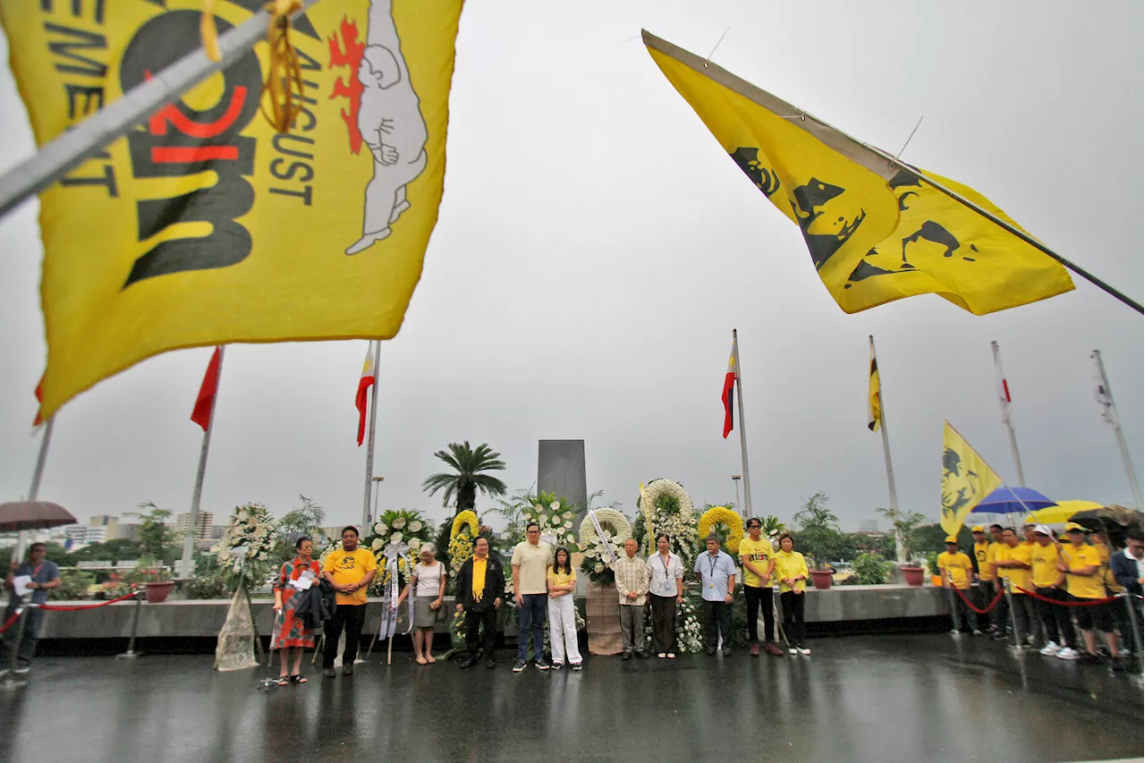 President Marcos calls for peace, unity on Ninoy Aquino Day